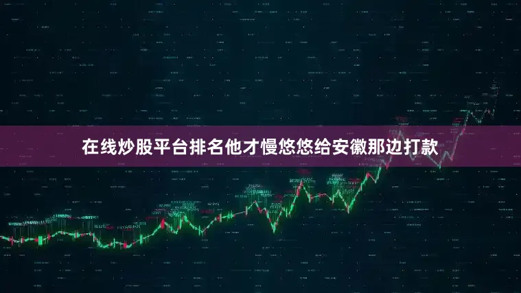 在线炒股平台排名他才慢悠悠给安徽那边打款